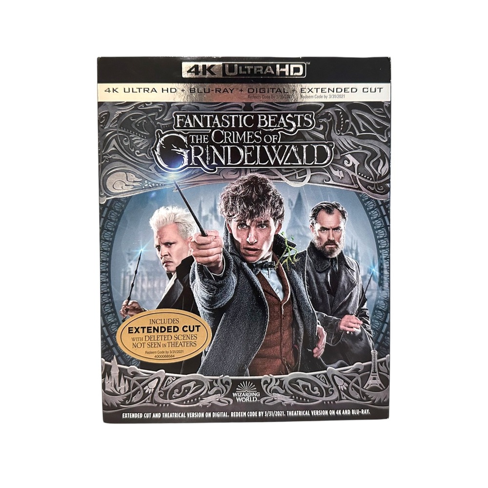 Fantastic Beasts Crimes of Grindelwald 4K UHD Blu-ray Slipcover No Digital Code